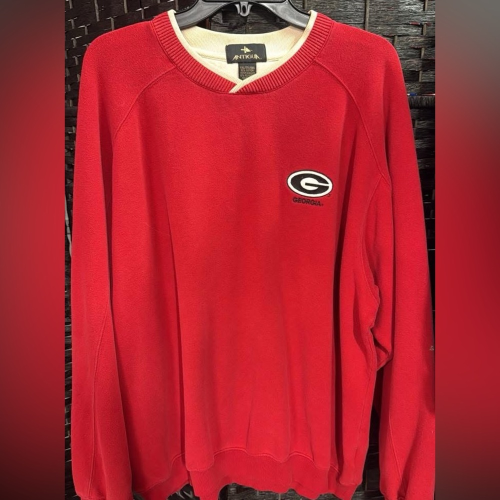 Red Georgia Crewneck Sweatshirt